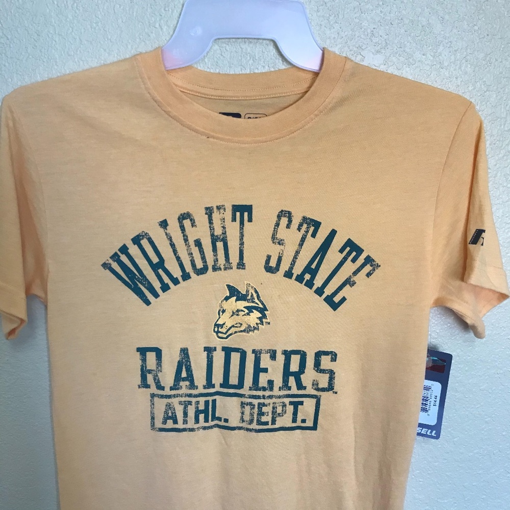 WRIGHT STATE University  T shirt Raiders wolf logo